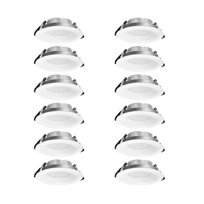 Nora NCSC-R4D1TW 4" Contractor Series Can-less LED Downlight with Deep Reflector, 5 CCT Selectable (12-Pack)