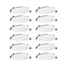 Nora NCSC-R4W2TW 4" Contractor Series Can-less LED Wafer Downlight with Regressed Baffle, 5 CCT Selectable (12-Pack)