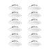 Nora NCSC-R6D1TW 6" Contractor Series Can-less LED Downlight with Deep Reflector, 5 CCT Selectable (12-Pack)