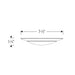 Nora NCSD-R630 6" Contractor Series LED Flush Mount Disk Light, 3000K, 12-Pack