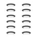 Nora NCSD-R630 6" Contractor Series LED Flush Mount Disk Light, 3000K, 12-Pack - Black