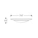 Nora NCSD-R6TW 6" Contractor Series LED Flush Mount Disk Light, 5CCT Selectable, 12-Pack