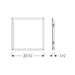 Nora NCSP 2x2 Contractor Series LED Backlit Panel, 3CCT & Lumens Selectable (4-Pack)