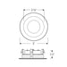 Nora NCSR-R41TW 4" Contractor Series LED Retrofit Reflector, 5 CCT Selectable (12-Pack)