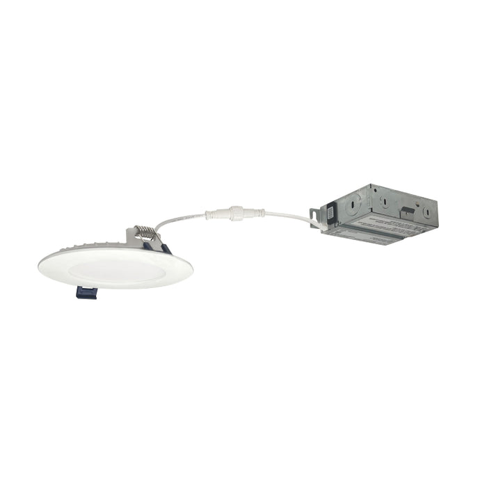 Nora NFLAT-R4TWMPW 4" Non-Metallic Flat LED Downlight, CCT Selectable