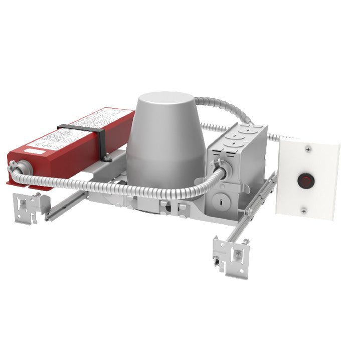 Nora NHIC-4LMRAT/EM 4" IC Air Tight Dedicated Housing Pre-wired for Emergency Cobalt Series w/ EM battery and remote test switch