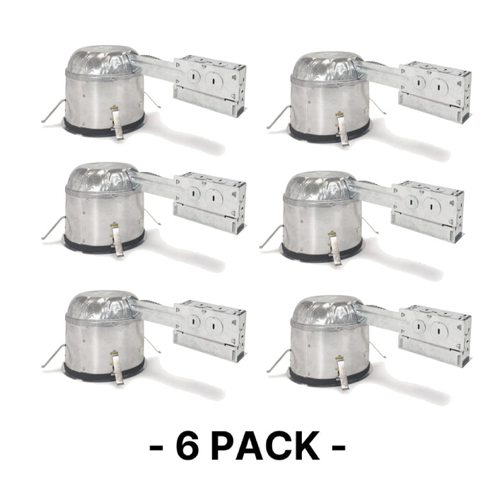 Nora NHRIC-27QAT 6" IC Air-Tight Shallow Line Voltage Remodel Housing