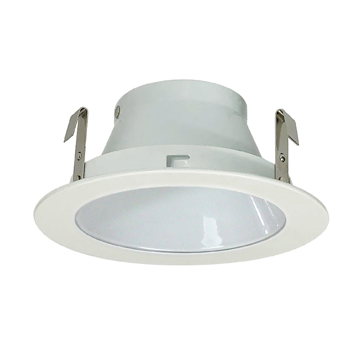 Nora NL-416 4" Specular White Adjustable Reflector with White Metal Ring