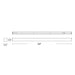 Nora NLINSW-2334 2ft L-LINE LED Direct Linear, 3CCT & Lumen Selectable