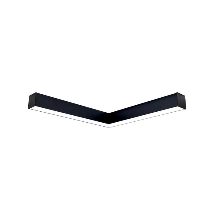 Nora NLINSW-L334 "L" Shaped L-LINE LED Direct Linear, 3CCT & Lumen Selectable - Black