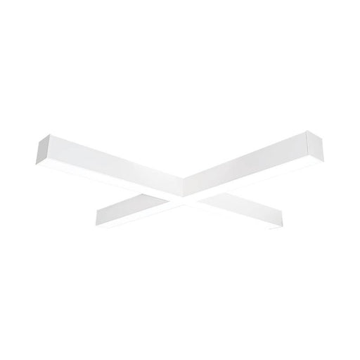 Nora NLINSW-X334 "X" Shaped L-LINE LED Direct Linear, 3CCT & Lumen Selectable - White