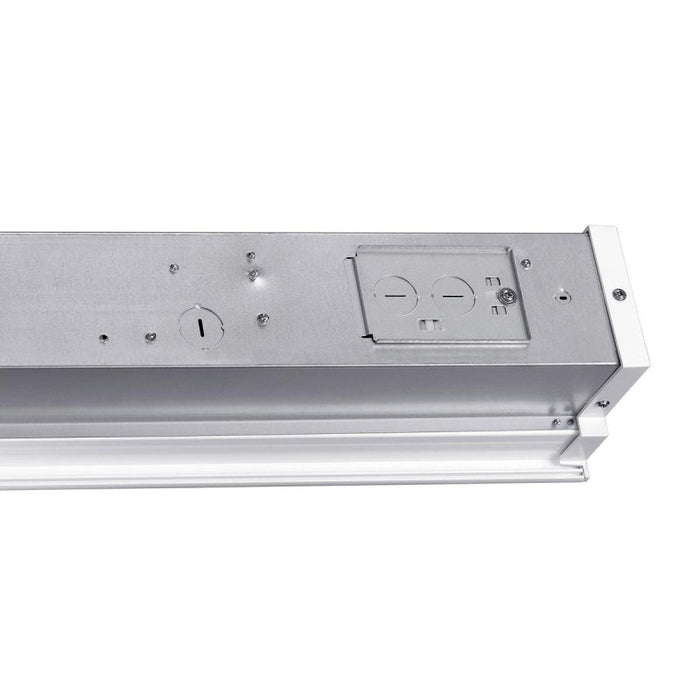 Columbia NRL4-LSCS Transition 4-ft LED Narrow Recessed Linear Light, CCT & Lumen Switchable, 120-277V