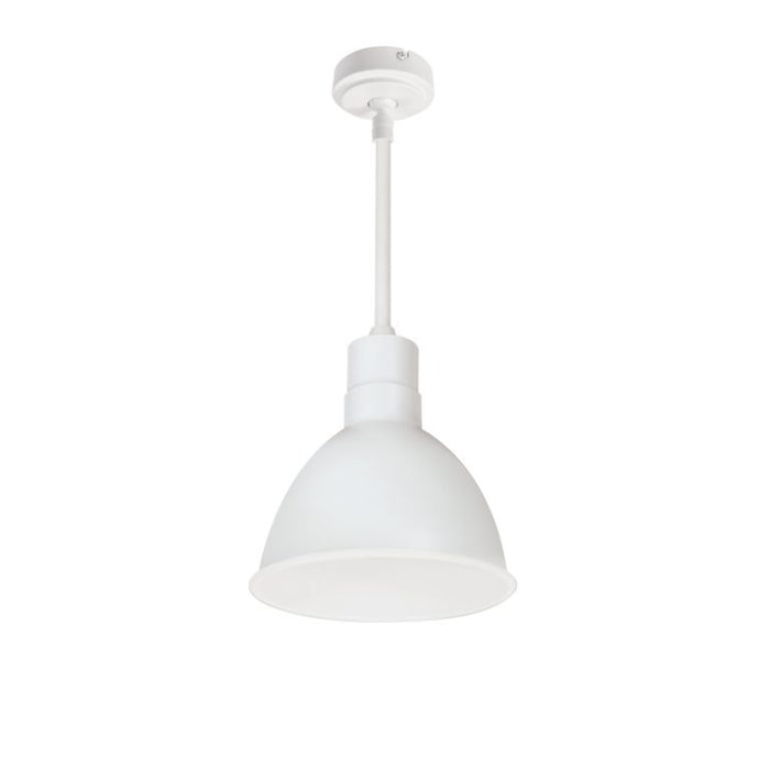 Nora NRLM-8 8" 15W LED RLM Shade, Stem Mount