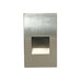 Nora NSW-730 Ari LED Step Light with Vertical Face Plate - Brushed Nickel