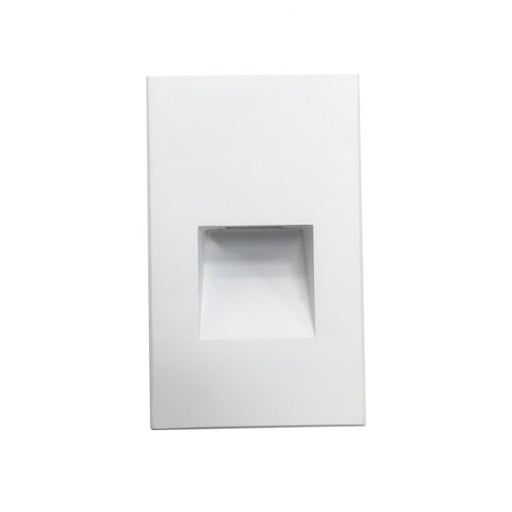 Nora NSW-730 Ari LED Step Light with Vertical Face Plate - White