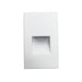 Nora NSW-730 Ari LED Step Light with Vertical Face Plate - White