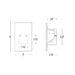 Nora NSW-730 Ari LED Step Light with Vertical Face Plate