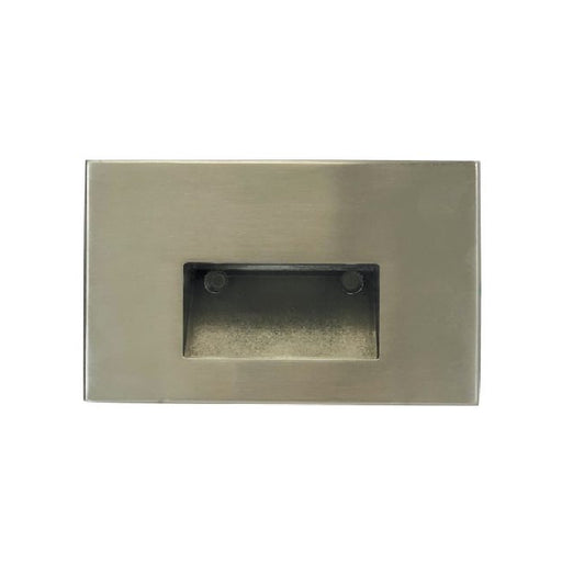 Nora NSW-740 Ari LED Step Light with Horizontal Face Plate - Brushed Nickel