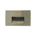 Nora NSW-740 Ari LED Step Light with Horizontal Face Plate - Brushed Nickel