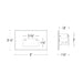 Nora NSW-740 Ari LED Step Light with Horizontal Face Plate