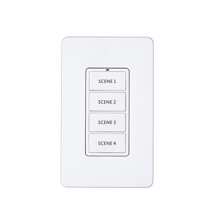 NX Lighting Controls NXC-WWD2-4IW Wireless Scene Switch, In-Wall Mount