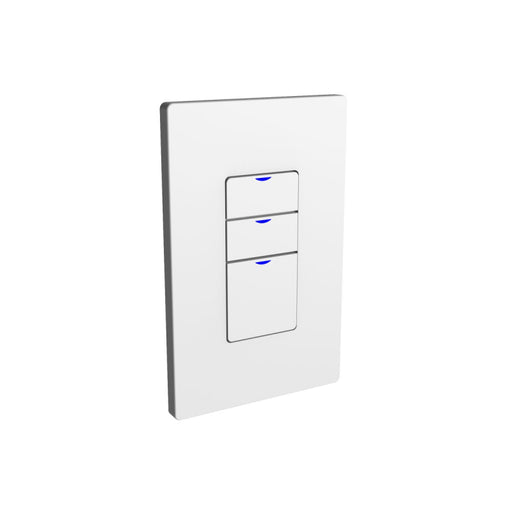 NX Lighting Controls NXSW2-W3 AC Wireless Smart Wall Station, 3 Toggle Button