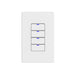 NX Lighting Controls NXSW2-W4 AC Wireless Smart Wall Station, 4 Toggle Button