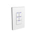 NX Lighting Controls NXSW2-W5 AC Wireless Smart Wall Station, 5 Toggle Button