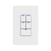 NX Lighting Controls NXSW2 NX Smart Wall Station, 5 Toggle Button