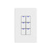 NX Lighting Controls NXSW2-W6 AC Wireless Smart Wall Station, 6 Toggle Button