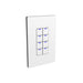 NX Lighting Controls NXSW2-W8 AC Wireless Smart Wall Station, 8 Toggle Button