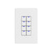 NX Lighting Controls NXSW2-W8 AC Wireless Smart Wall Station, 8 Toggle Button