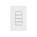 NX Lighting Controls NXSW2-WORLO AC Wireless Specialty Wall Station, On/Raise/Lower/Off Switch