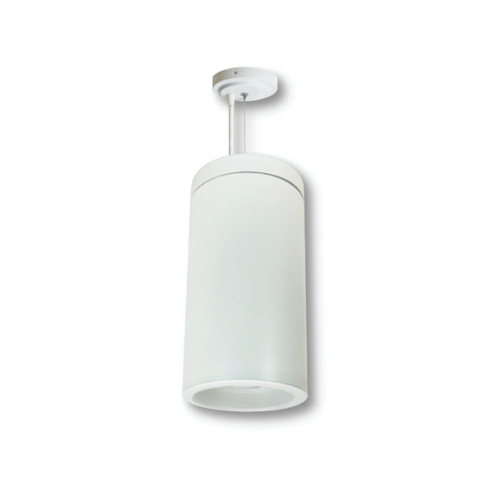 Nora NYLD2-6C Cobalt 6" 10W LED Cylinder, Baffle Trim, 750 lm, Cable Mount - White