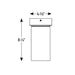 Nora NYLM-3SC iLENE 3" 30W LED Mini Cylinder, 1500 lm, Surface Mount, 120-277V