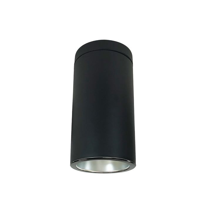 Nora NYLS3 6" Sapphire III Cylinder, 36W, 3500 Lumens, 4000K, Reflector, Triac/ELV Dimming, Diffused Clear/ Black, Black Finish, 120V
