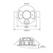 WaveLinx OCS-C-D06 CAT Dual Tech Ceiling Sensor, 600 sqft