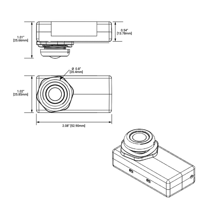 WaveLinx OEM-WAB LITE Ambient Integrated Sensor, 8-15ft
