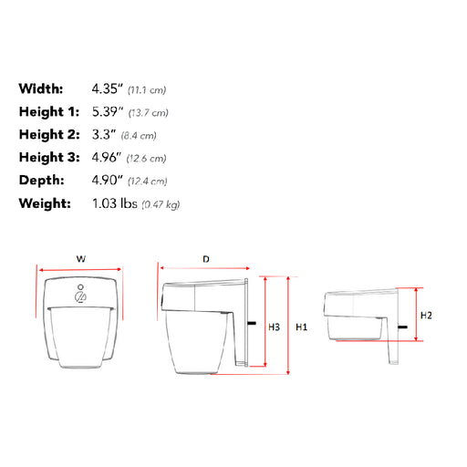 Lithonia Contractor Select OSC LED Wall Pack, 3CCT Switchable