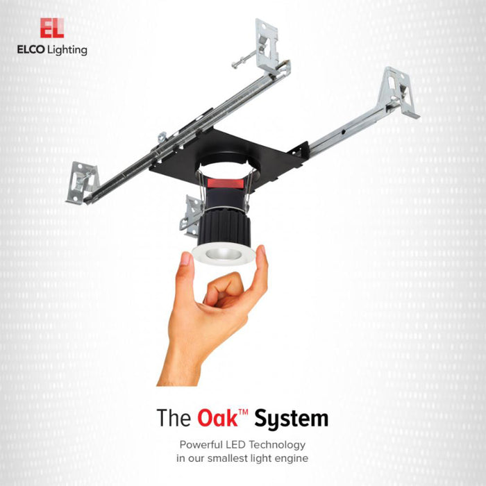 Elco E1LF1 New Construction Frames for Oak Recessed Downlight
