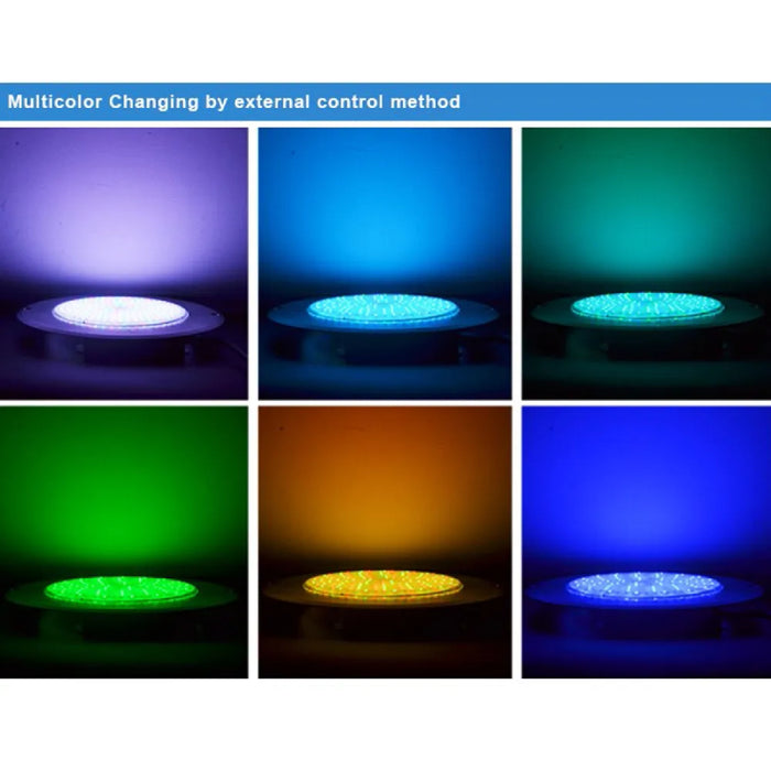ABBA PL54 54W 12V LED 2 Wire Pool Light, RGB