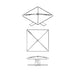 EXO 20102389702 4" Pole Cap for Square Pole