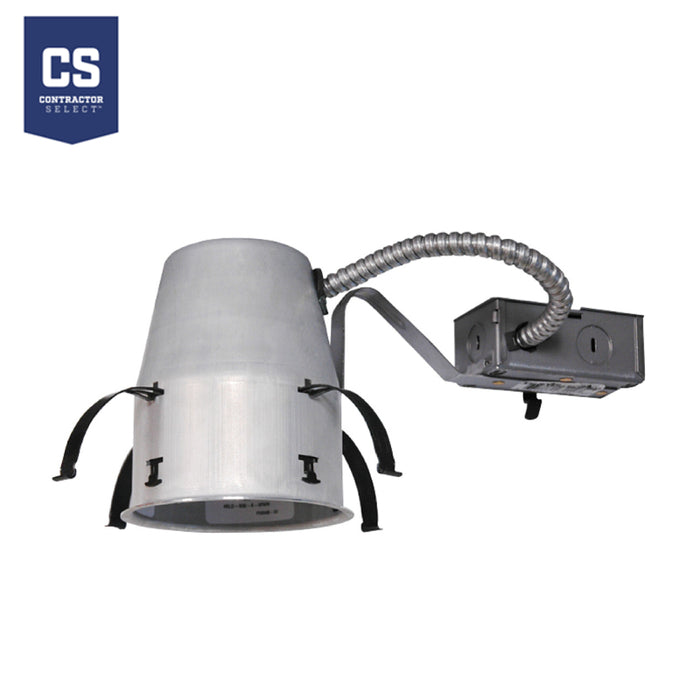Juno Contractor Select QC4R W G Quick Connect 4" Remodel IC Housing with Push in Connectors & Gasket