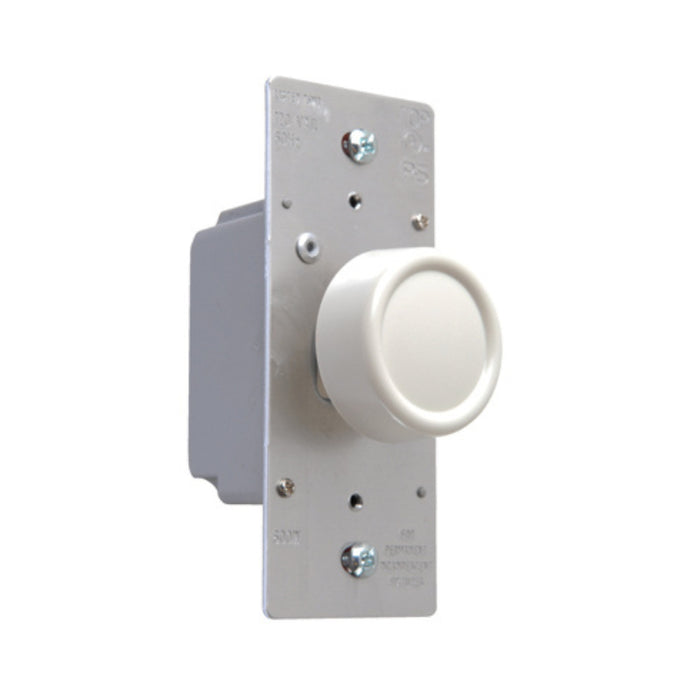 Wattstopper R600PWV R Series Halogen/Incandescent Single Pole Rotary Preset Dimmer