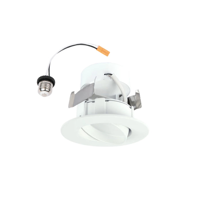 Halo RA3 3" LED Baffle Recessed Adjustable Trim, Warm Dim, 5CCT Selectable, 500 Lumens, 90 CRI, Matte White