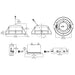 Halo RAWZC610 6" LED Smart Wi-Fi Recessed Adjustable Canless Downlight