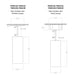 Rayon RCYA6 6" LED Architectural Cylinder, Wattage & 5CCT Selectable, 120-277V, Stem Pendant Mount
