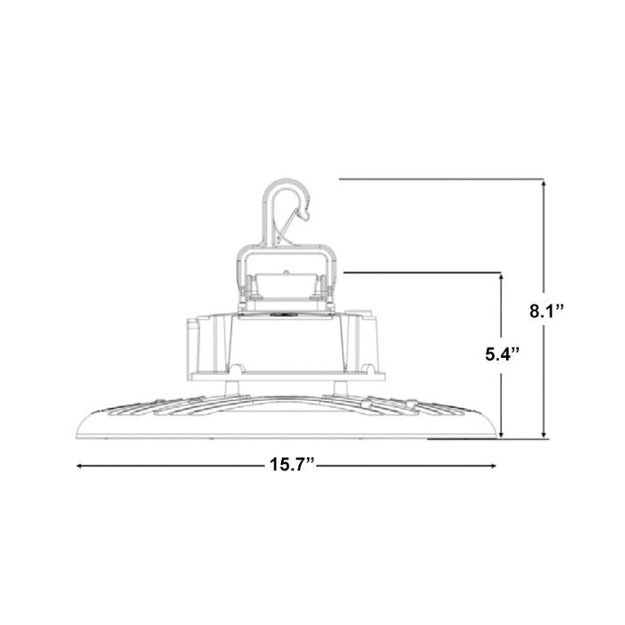 Lithonia REBL ALO27 167W/197W/232W LED High Bay, 2CCT & 3 Lumen Selectable, UVOLT