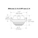 Columbia LXEM4 4-ft LED Vaportite, 4000K