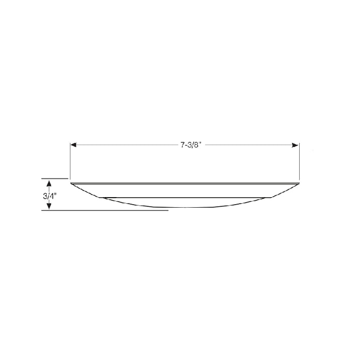 Elite RL677 6" LED Surface Mount, 1000 Lumens, Selectable CCT